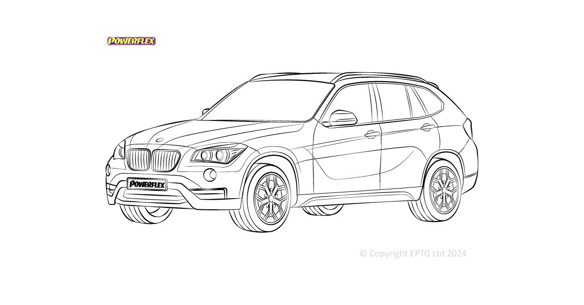 Boccole Powerflex BMW X1 E84 sDrive (2008-2015)