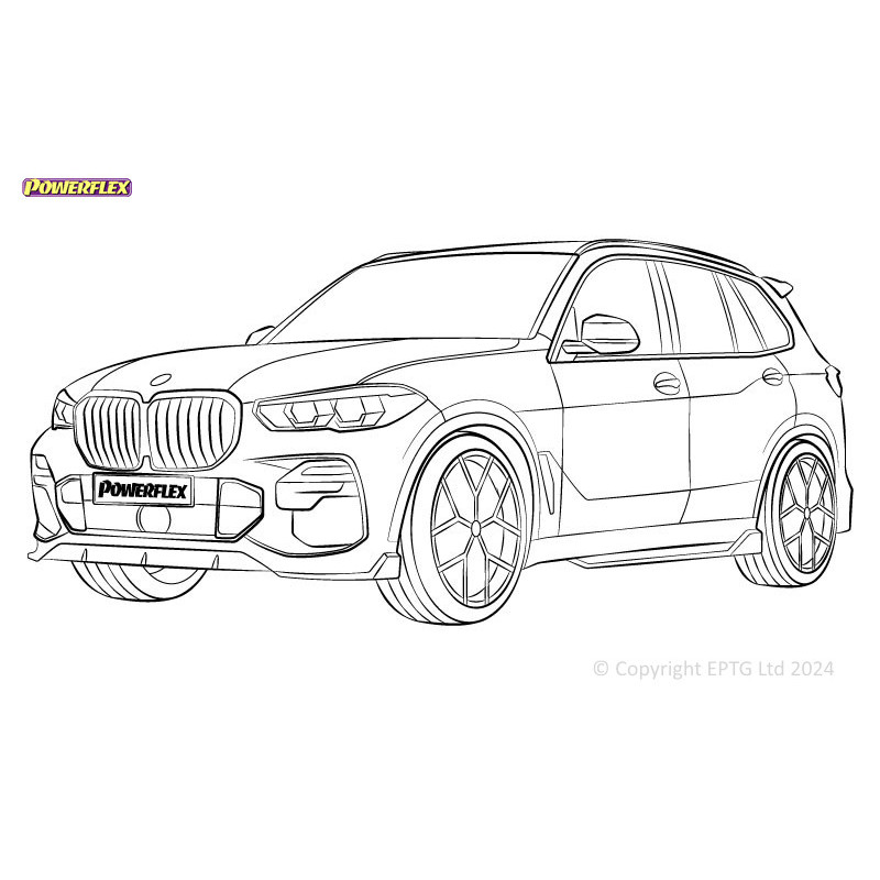 Boccole Powerflex BMW X5 G05 (2018-) - BUN-PF-00220 - BUN-PF-00220
