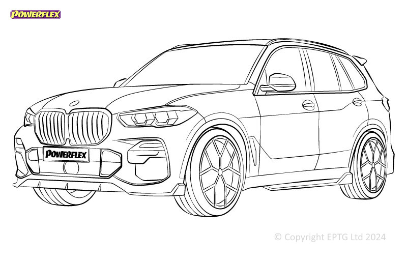 Silentblocs Powerflex BMW X5 G05 (2018-) - BUN-PF-00220 - BUN-PF-00220