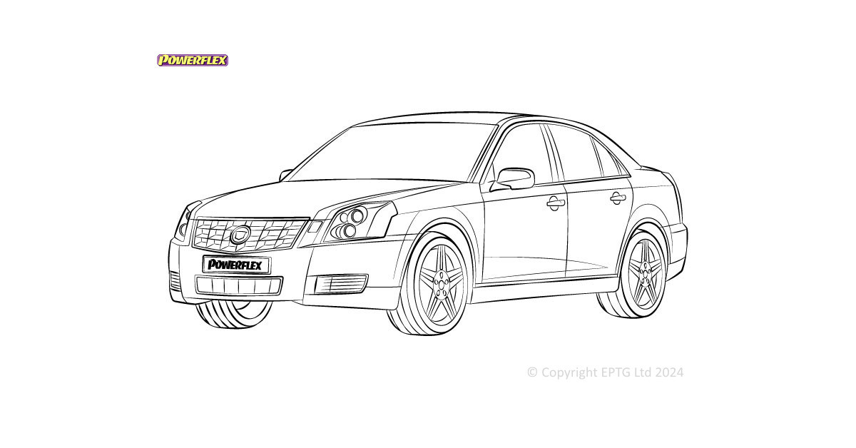 Boccole Powerflex Cadillac BLS (2005 - 2010)