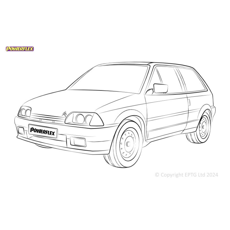 Powerflex bushes Citroen AX Mk1 & 2 (1986-1998) - BUN-PF-00261 - BUN-PF-00261