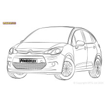 Powerflex bushes Citroen C3 II (2009 - 2016) - BUN-PF-00270 - BUN-PF-00270