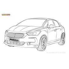 Stilleblokken Powerflex Citroën DS5 (2011-) - BUN-PF-00284 - BUN-PF-00284