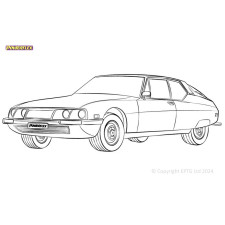 Geluiddempers Powerflex Citroen SM (1970 - 1975) - BUN-PF-00292 - BUN-PF-00292