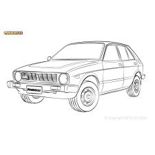 Powerflex bushes Daihatsu Charade G10, G11, G100, G200 (1980 - 2000) - BUN-PF-00304 - BUN-PF-00304