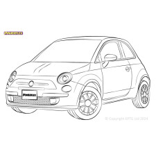 Boccole Powerflex Fiat 500 1.2-1.4L sauf Abarth (2007-) - BUN-PF-00333 - BUN-PF-00333