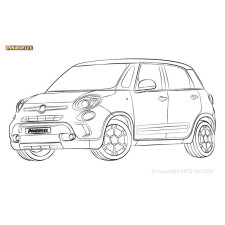 Boccole Powerflex Fiat 500L (2012 - ) - BUN-PF-00335 - BUN-PF-00335