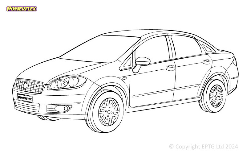 Silentblocs Powerflex Fiat Linea (2006-) - BUN-PF-00350 - BUN-PF-00350