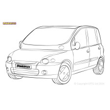 Powerflex bushes Fiat Multipla (1998 - 2007) - BUN-PF-00351 - BUN-PF-00351