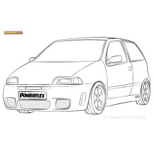 Boccole Powerflex Fiat Punto MK1 (1993 - 1999) - BUN-PF-00352 - BUN-PF-00352