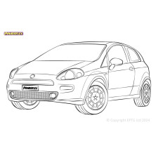 Boccole Powerflex Fiat Punto Mk3 (2012 - 2018) - BUN-PF-00354 - BUN-PF-00354