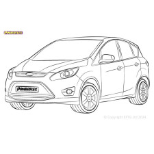 Powerflex bushes Ford C-Max / Grand C-Max MK2 (2011 - 2019) - BUN-PF-00367 - BUN-PF-00367