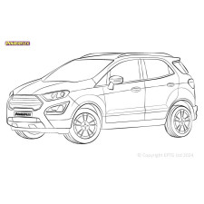 Boccole Powerflex Ford EcoSport (2012 -) - BUN-PF-00370 - BUN-PF-00370