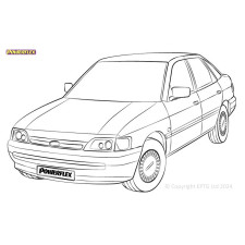 Silentblocs Powerflex Ford Escort MK5,6 & 7 incl RS2000, Orion Mk3 (1990-2001) - BUN-PF-00374 - BUN-PF-00374