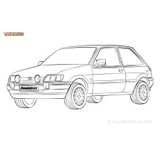 Powerflex bushes Ford Fiesta Mk3 inc RS Turbo (1989-1996) - BUN-PF-00380 - BUN-PF-00380