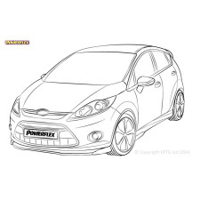 Boccole Powerflex Ford Fiesta Mk7 inc ST (2008 - 2012) - BUN-PF-00383 - BUN-PF-00383