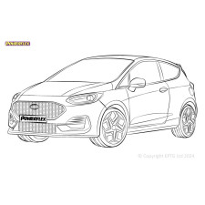 Boccole Powerflex Ford Fiesta MK8.5 ST 200 Facelift (2021-) - BUN-PF-00387 - BUN-PF-00387
