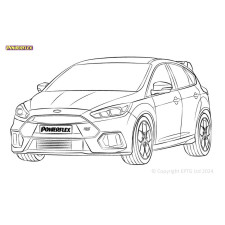 Silentblocs Powerflex Ford Focus MK3 RS (2016-2018) - BUN-PF-00395 - BUN-PF-00395