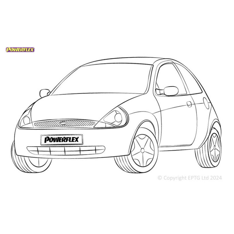 Silentblocs Powerflex Ford KA (1996-2008) - BUN-PF-00401 - BUN-PF-00401