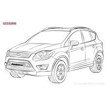 Powerflex bushes Ford Kuga (2007-2012) - BUN-PF-00404 - BUN-PF-00404