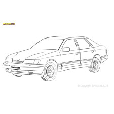 Boccole Powerflex Ford MK3 Granada inc. Scorpio (1985-1994) - BUN-PF-00406 - BUN-PF-00406