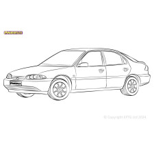Boccole Powerflex Ford Mondeo MK1/2 (1992 - 2000) - BUN-PF-00407 - BUN-PF-00407