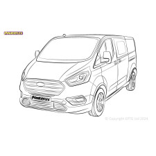 Boccole Powerflex Ford Transit / Tourneo Custom (2013-) - BUN-PF-00427 - BUN-PF-00427