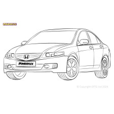 Boccole Powerflex Honda Accord 7th Gen CL/CM (2002 - 2008) - BUN-PF-00433 - BUN-PF-00433