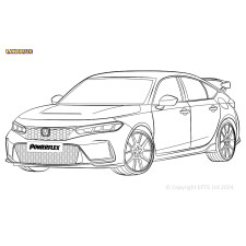 Powerflex Silentblocks Honda Civic MK11 FL5 Type-R (2022-) - BUN-PF-00436 - BUN-PF-00436