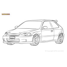 Powerflex Silentblocks Honda Civic Mk6 EJ-EK & Ballade (1995-2005) - BUN-PF-00439 - BUN-PF-00439