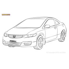 Powerflex Silentblocks Honda Civic Mk8 Coupé FG (2005 - 2012) - BUN-PF-00442 - BUN-PF-00442