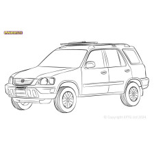 Powerflex Silentblocks Honda CR-V Mk1 (1995-2002) - BUN-PF-00446 - BUN-PF-00446