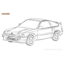 Boccole Powerflex Honda CR-X Mk1 (1983-1987) - BUN-PF-00449 - BUN-PF-00449