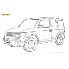 Honda Element Powerflex Silentblocs (2003 - 2011) - BUN-PF-00452 - BUN-PF-00452