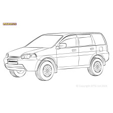 Boccole Powerflex Honda HR-V CH (1999 - 2006) - BUN-PF-00453 - BUN-PF-00453