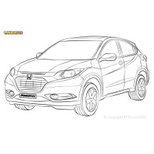 Boccole Powerflex Honda HR-V RU (2013 - 2020) - BUN-PF-00454 - BUN-PF-00454