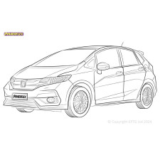 Powerflex bushes Honda Jazz / Fit GK5 (2014 - 2020) - BUN-PF-00462 - BUN-PF-00462