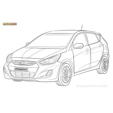 Boccole Powerflex Hyundai Accent HC (2017-) - BUN-PF-00467 - BUN-PF-00467
