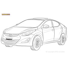 Powerflex Silentblocks Hyundai Elantra MD/JK (2010 - 2014) - BUN-PF-00476 - BUN-PF-00476