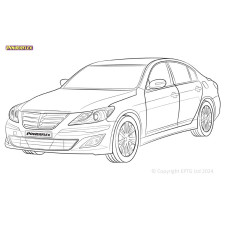 Powerflex Silentblocs Hyundai Genesis BH (2008 - 2012) - BUN-PF-00478 - BUN-PF-00478