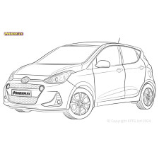 Powerflex Silentblocks Hyundai i10 IA (2013 - 2018) - BUN-PF-00480 - BUN-PF-00480