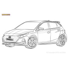 Boccole Powerflex Hyundai i20 BC3 inc N (2018-) - BUN-PF-00482 - BUN-PF-00482