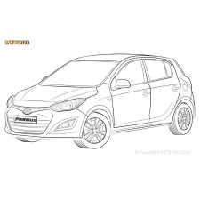 Boccole Powerflex Hyundai i20 PB (2008 - 2013) - BUN-PF-00484 - BUN-PF-00484