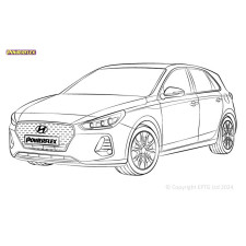 Silentblocs Powerflex Hyundai i30 PD inc N (2016 op inc Facelift) - BUN-PF-00487 - BUN-PF-00487
