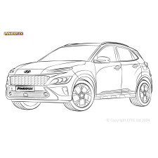Boccole Powerflex Hyundai Kona inc N (2018-) - BUN-PF-00490 - BUN-PF-00490