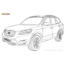 Powerflex Silentblocs Hyundai Santa Fe CM (2005 - 2011) - BUN-PF-00491 - BUN-PF-00491