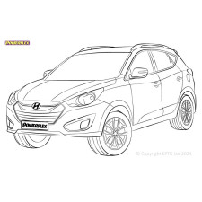 Powerflex Silentblocs Hyundai Tucson / ix35 LM (2009 - 2015) - BUN-PF-00496 - BUN-PF-00496