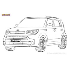 Powerflex bushes Kia Soul PS (2013 - 2019) - BUN-PF-00529 - BUN-PF-00529