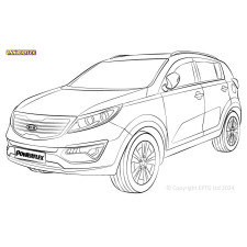 Boccole Powerflex Kia Sportage SL (2010 - 2015) - BUN-PF-00532 - BUN-PF-00532