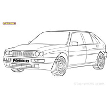 Powerflex Silentblocks Lancia Delta HF Integrale inc Evo (1986 - 1995) - BUN-PF-00541 - BUN-PF-00541